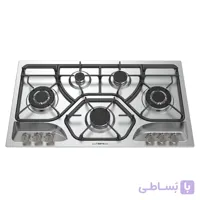 اجاق گاز 5شعله استیل کد RS-504T برند رابیتس