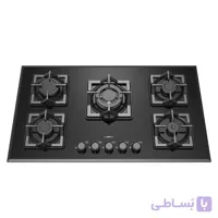 اجاق گاز 5 شعله شیشه ای کد RG-565 برند رابیتس