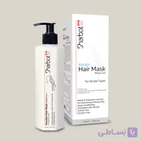 ماسک موی کراتینه و احیا داخل حمام شاربوت مناسب انواع مو