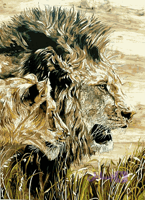 نقشه تابلو فرش شیر کد 0122