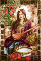 نقشه تابلو فرش بزم کد 0131