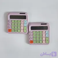 ماشین حساب پاستیلی خورشیدی دکمه بزرگ (بدون جعبه)
