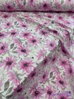 ملحفه طرح آبان صورتی فیلور | نخ پنبه عرض ۲/۴۰