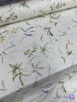 پارچه ملحفه‌ای فیلور طرح ساناز عرض ۲/۴۰ نخ‌پنبه ضدحساسیت