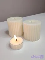 شمع استوانه شیاردار