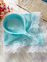 تل اسکارف ماه سر رنگ آبی
