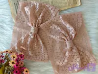 هداسکارف دانتل ماه سر رنگ نسکافه ای عرض ۲۲ سانت