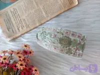 تل نشکن ماه سر مدل سوزندوزی سبز پسته ای