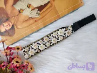 هدبند سوزندوزی ماه سر مدل زرین