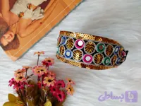 تل نشکن ماه سر مدل سوزندوزی و آینه کاری