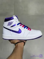 کتونی نایک جردن 1 ساقدار متالیک پرپل | Nike Jordan 1 High Metallic Purple