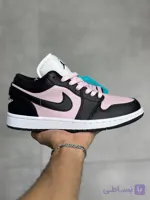 نایک جردن ۱ بدون ساق مشکی صورتی | Nike Jordan 1 Low Black Pink
