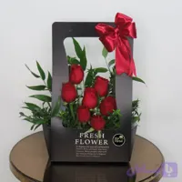 باکس گل رز سرخ نما