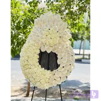 تاج گل رز و آنتوریوم یادگار نور