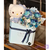 باکس گل و عروسک جعبه مهربونی