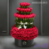 باکس گل تاج سرخ