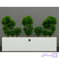 دراسنا کامپکت با فلاور باکس سفید
