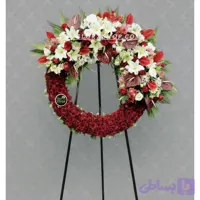 تاج گل حلقه ای رخسان