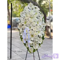 تاج گل رز و اوریانتال و آنتوریوم خاطره