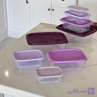 زیبا ست ظرف فریزری 4 سایز کروسان