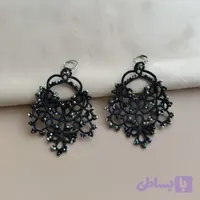گوشواره عروس کریستالی سایز ۱