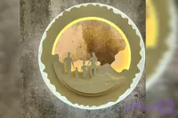 لوستر دیوارکوب مدل خانواده