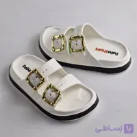 صندل دخترانه مدل یکتا سفید