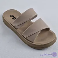 صندل دخترانه مدل ساغر نسکافه ای