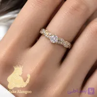 انگشتر طلاروس جواهری کد8115