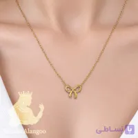 گردنبند پاپیون طرح طلا کد4047