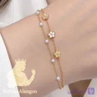 دستبند دولاین گل کد3114