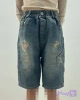 شلوارک جین بچگانه مدل S706 دخترانه و پسرانه