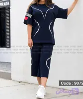 ست تیشرت و شلوارک زنانه برند 1010 کد 90720