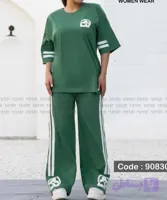ست تیشرت و شلوار زنانه برند 1010 کد 90829