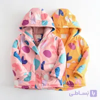 کاپشن دخترانه طرح برگ مدل روسی نانومیکرو