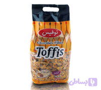توفیس - تافی مغزدار کاکائویی (سه کیلویی)