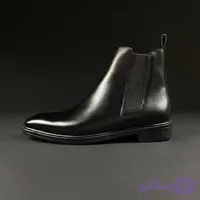بوت مردانه چلسی چرم شبرو مشکی