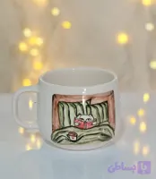 ماگ دستساز سرامیکی گربه