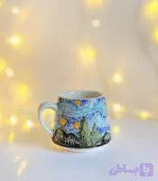 ماگ دستساز سرامیکی ونگوگ