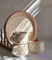ست سرامیکی دستساز چایخوری دو نفره