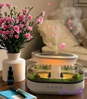 بخور و چراغ خواب طرح طبیعت جنگل آمازون با قابلیت پخش صداهای طبیعی
