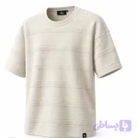 تیشرت کوبایی YEPقواره باکسی رنگ کرم سایز 2XL