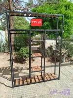 رگال لباس با جای کیف و کفش عرض۱۵۰ مشکی کد ۲۳۹