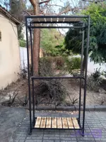 رگال لباس دو طبقه کف چوب بالاچوب عرض۱متر کد ۱۲۴