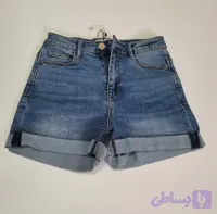 شلوارک زنانه جین وارداتی برند stradivarius سایز xs