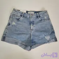 شلوارک جین زنانه ۳۴ ۳۶ small