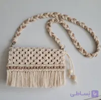 کیف مکرومه مستطیل
