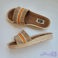 صندل زنانه طبی سنتی رویه کنفی سبک بوهو
