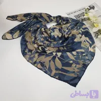 روسری نخی قواره ۱۳۵ حاشیه دستدوز نخی