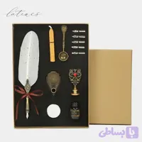 ست قلم پر پادشاهی سفید
